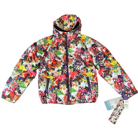 NWT Kidrobot x Burton Toypile 2L Down Gore-Tex Snowboard Jacket Coat Size Medium - Picture 2 of 14